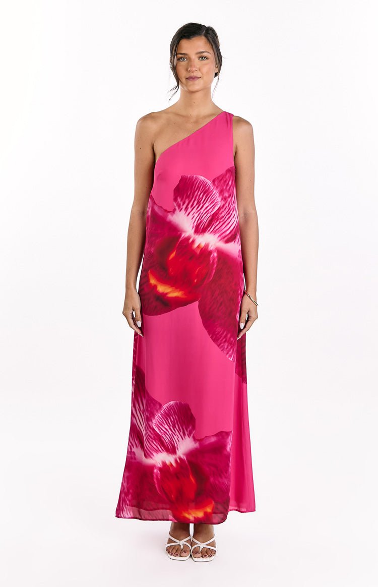 Orla Pink Orchid One-Shoulder Maxi Dress