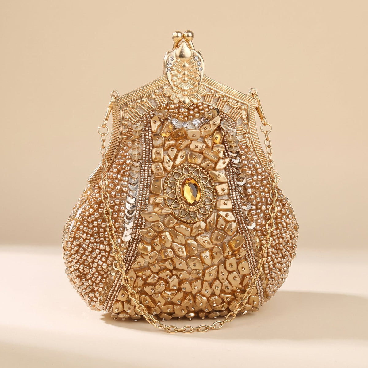 Esme Beaded Occasion Clutch detail by Riley Belle