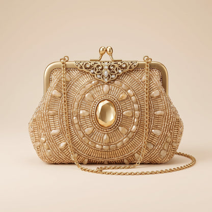 Esme Beaded Occasion Clutch by Riley Belle
