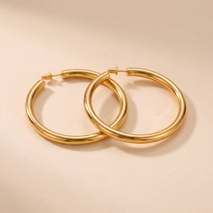 Frankie Gold Hoop Earrings