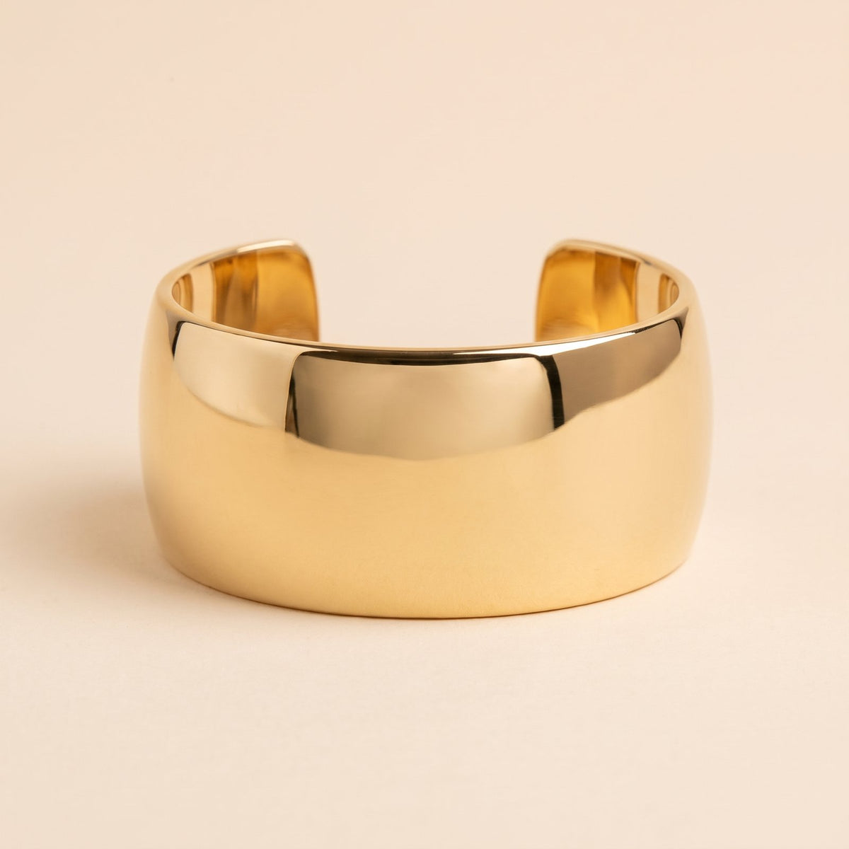 Harlow Gold Cuff Bangle by Riley Belle