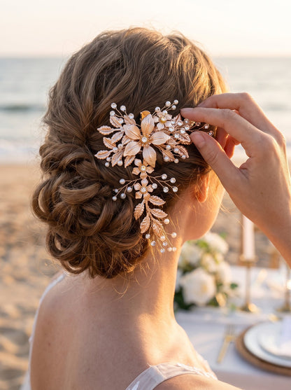Immy Crystal Hair Clip lifestyle by Riley Belle