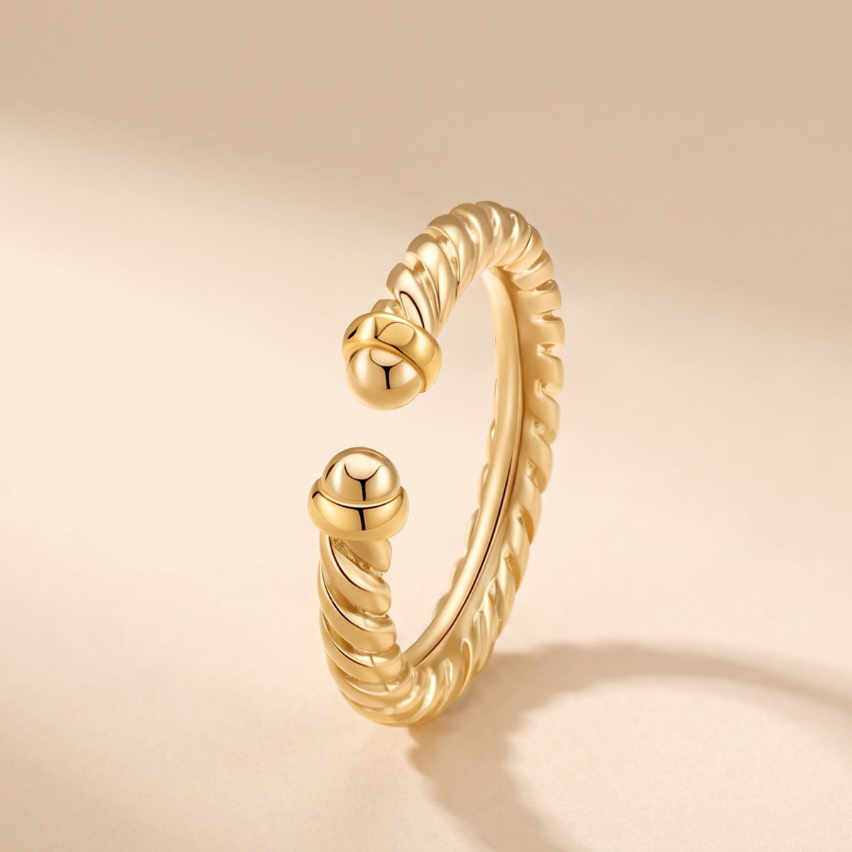 Remy Gold Wrap Ring detail by Riley Belle