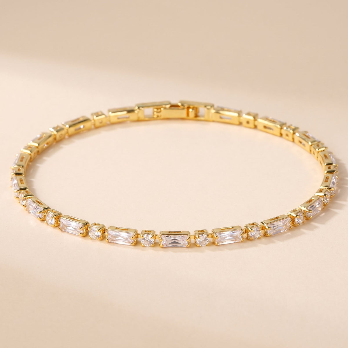 Sloane Crystal Tennis Bracelet by Riley Belle